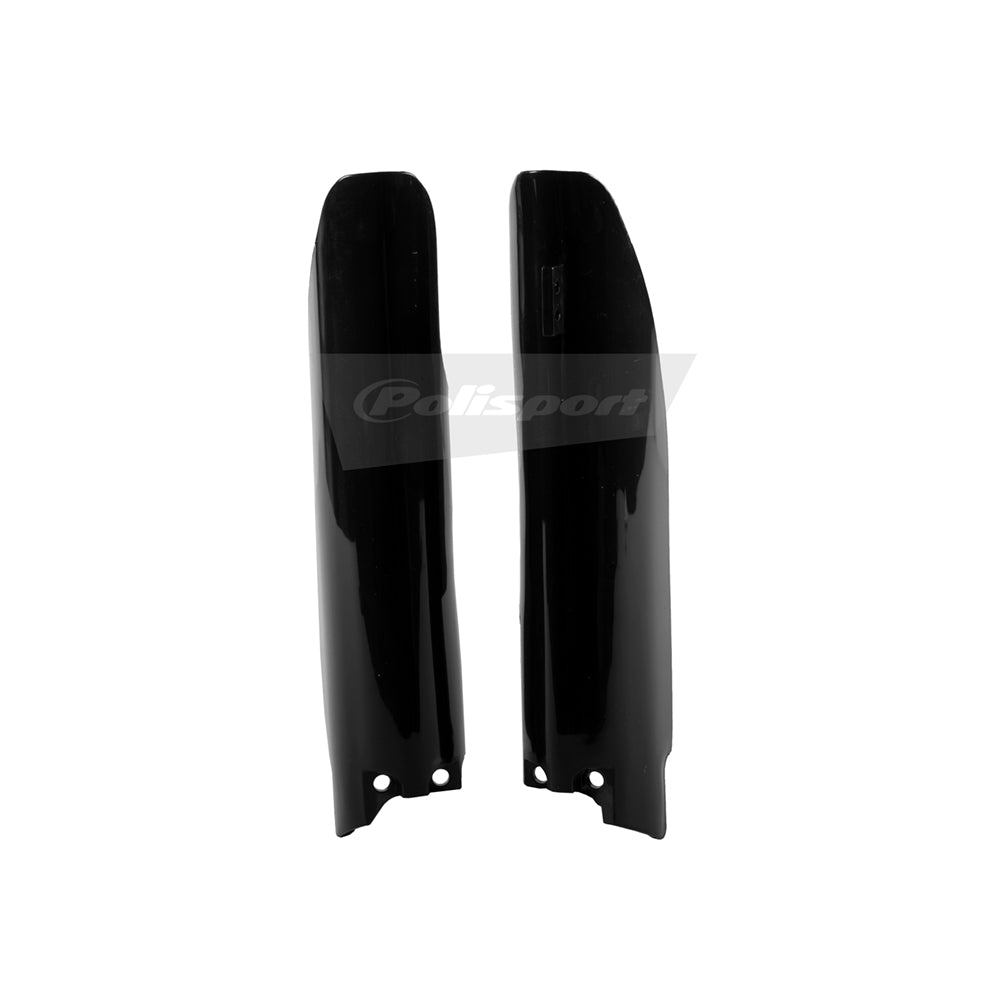 Polisport Plastic Lower Fork Guards For Suzuki RM 125 2007-2008 Black